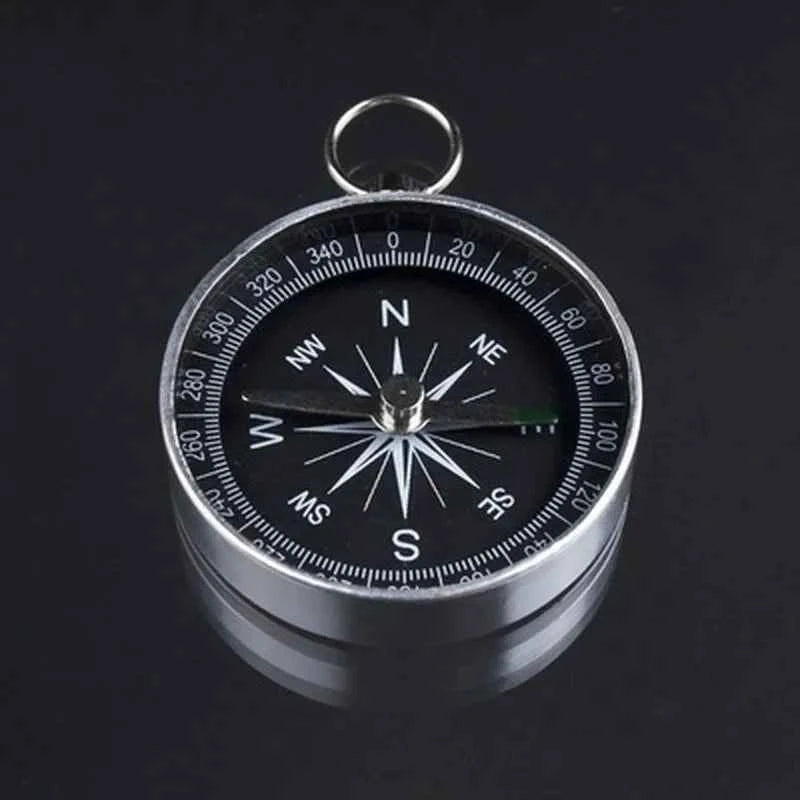 Portable Survival Keychain Compass