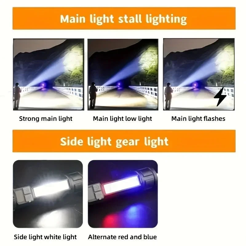 Rechargeable LED Tactical Flashlight