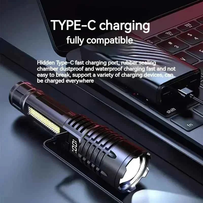 Rechargeable LED Tactical Flashlight