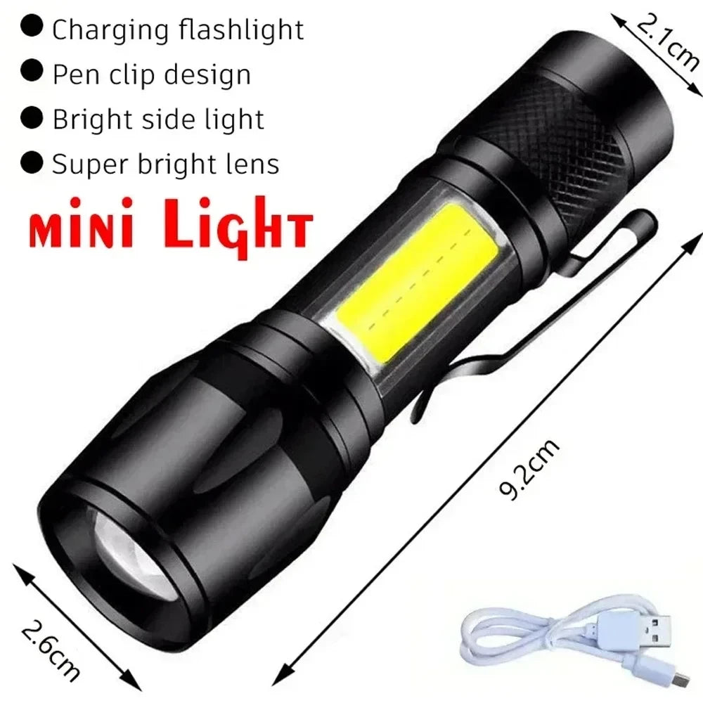 Rechargeable LED Tactical Flashlight