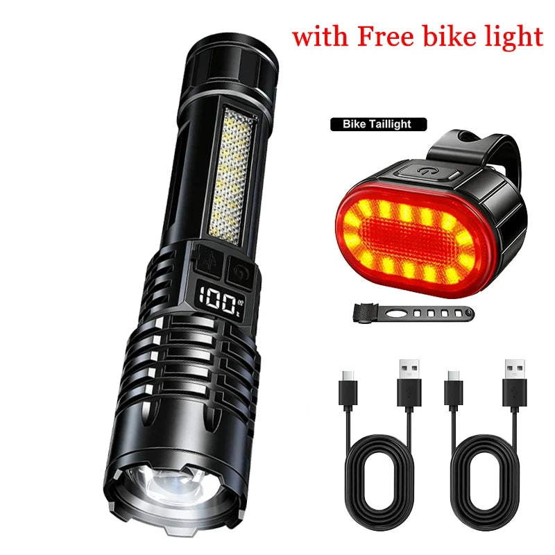Rechargeable LED Tactical Flashlight