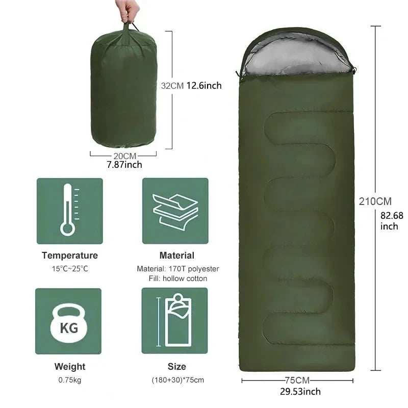 Saco de Dormir Impermeable para Camping